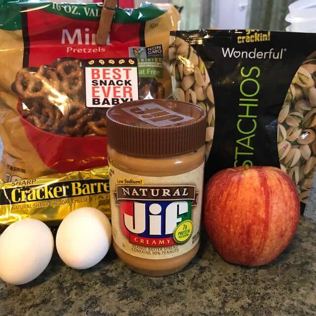 ingredients for school snack packs