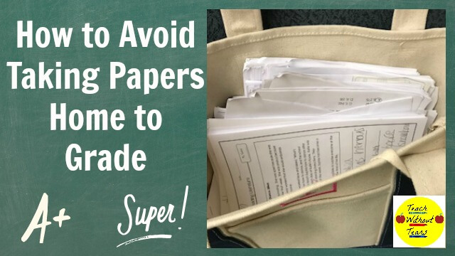 Are you spending your free time grading papers? Use these strategies to get the grading done at school, and reclaim your evening and weekend hours.