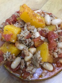 butternut squash chili, one of the cold weather make ahead meals