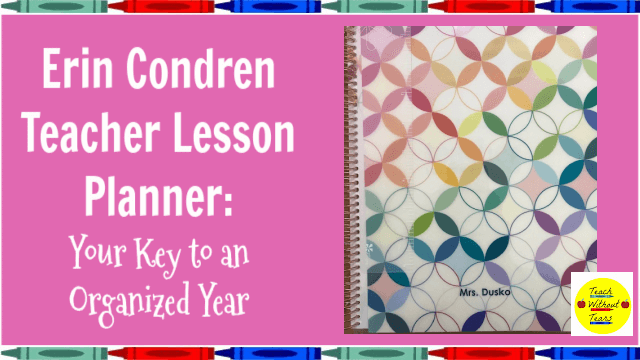 The Erin Condren Teacher Lesson Planner is your key to an organized school year.