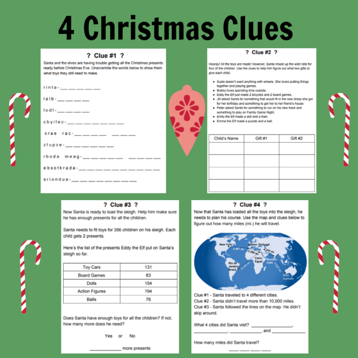 Unlock the Box Christmas activities for your classroom