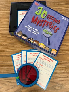 30 Second Mysteries, 5 minute time fillers for your classroom