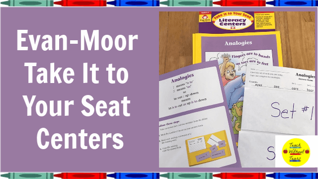 Take It to Your Seat Centers from Evan-Moor will save you time and reduce your stress.