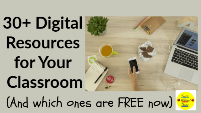 Use these 30+ digital resources to teach your students while schools are closed due to coronavirus.