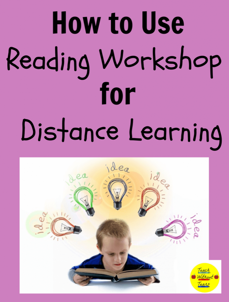 Planning for distance learning can be challenging. Use these tips to use reading workshop for distance learning.