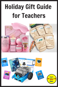 This holiday gift guide has great gift ideas for teachers.