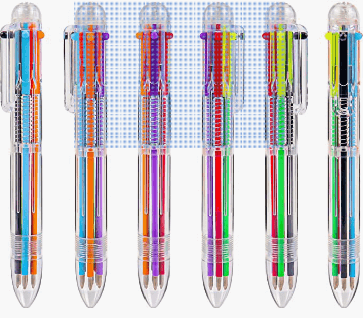 These multicolor ballpoint pens make great gifts for your students. 