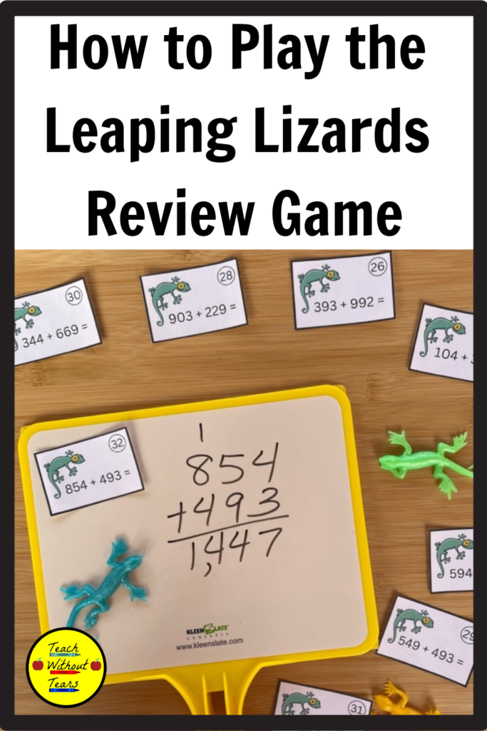 Leaping Lizards is a fun game that will help your students review important concepts.