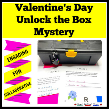 This Valentine's Day Unlock the Box Mystery is a fun way to give your students the best non-candy valentines.