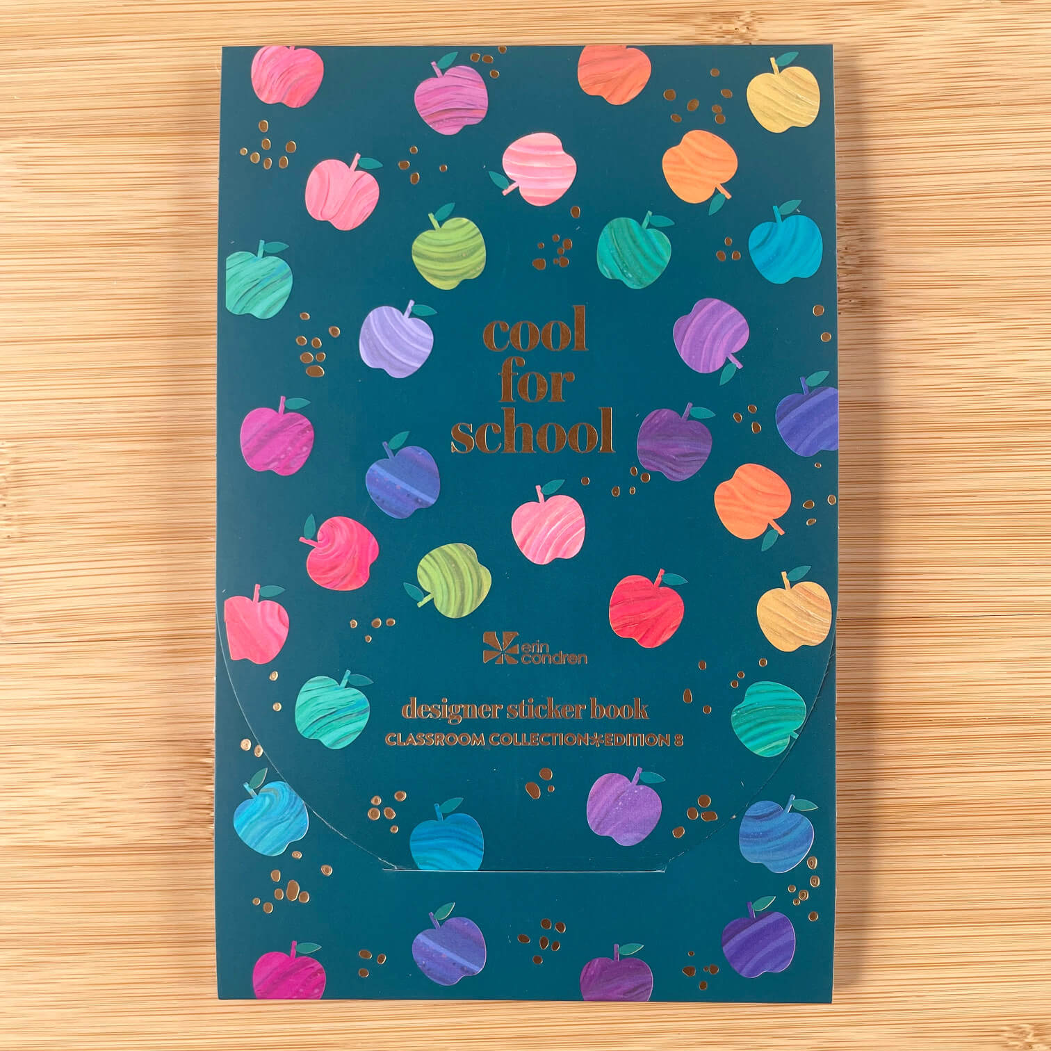 Use the Cool for School Sticker Book to decorate your Erin Condren Teacher Lesson Planner.