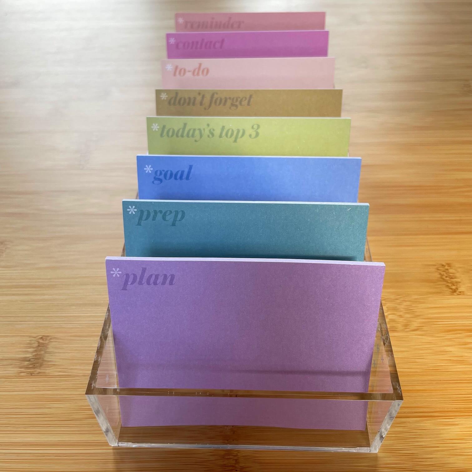 These planning sticky notes and organizer are great teacher supplies from Erin Condren.