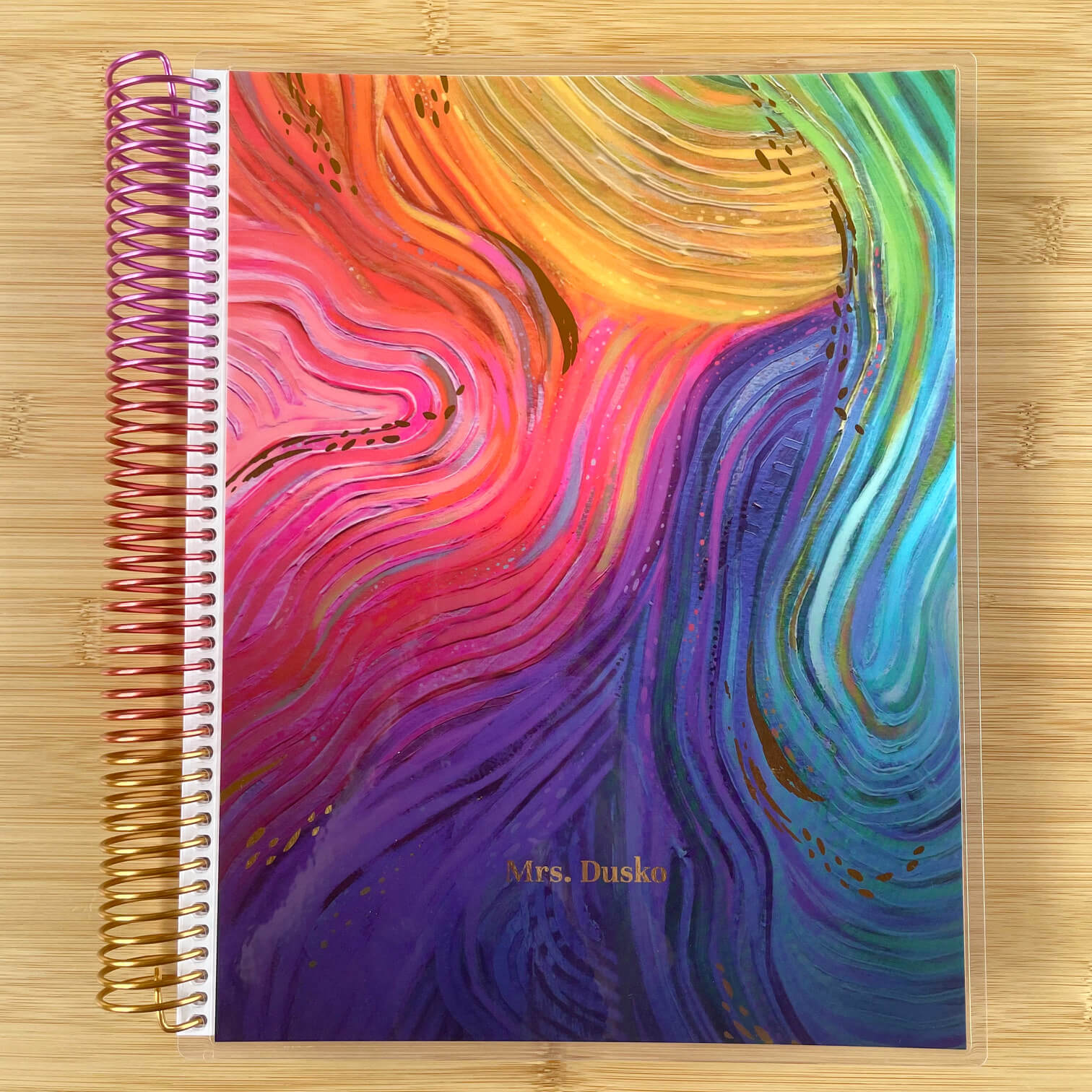 This is the new Evolve design of the Erin Condren Teacher Lesson Planner.