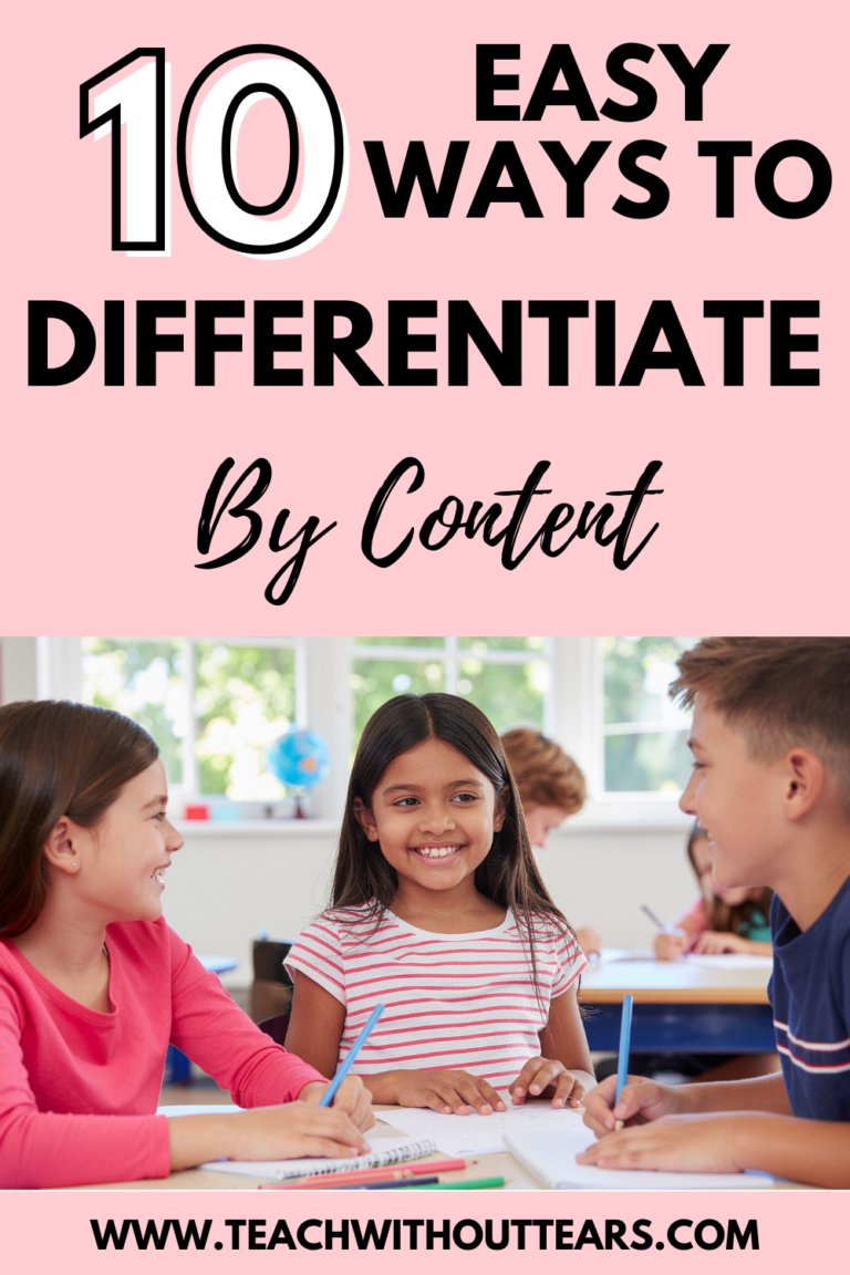 Top 10 Easy Ways to Differentiate by Content and Make Learning Engaging ...